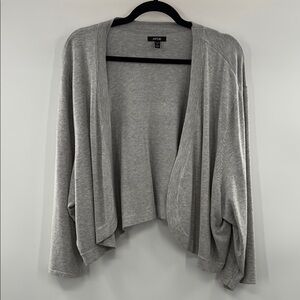3For$20 Apt. 9 Women's Gray Open Front Cardigan Gray size 3X